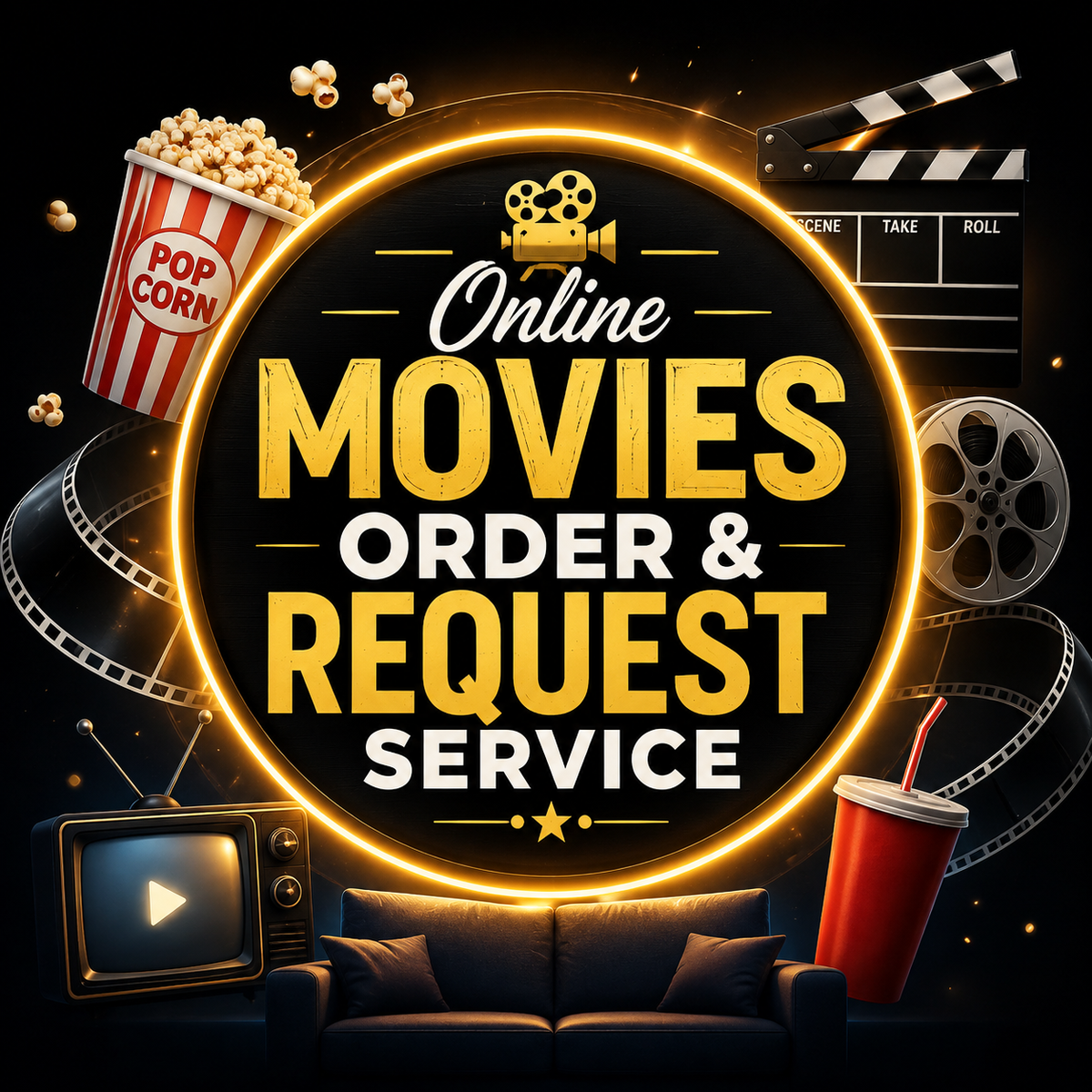 Online Movies Order & Request Service | Digital Streaming Service | Movie & TV Series Request | Custom Movie Request